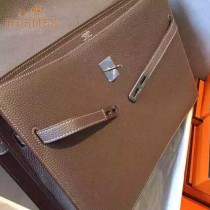 HERMES-00010-2 時尚經典款男士卡其色原版togo皮手提公文包