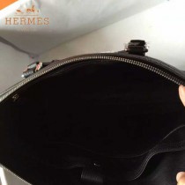 HERMES-0004-2 新款商務男士黑色原版TOGO皮手提單肩包電腦包
