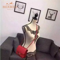 HERMES-00015-2 秋冬新款Hermes雙層原版皮constance康斯坦系列空姐包