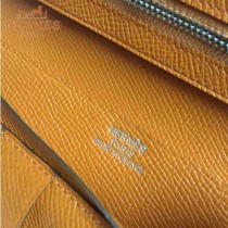 HERMES-00013-8 秋冬新款H扣西裝夾系列原版Epsom皮錢包