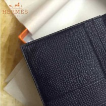 HERMES-00013-7 秋冬新款H扣西裝夾系列原版Epsom皮錢包