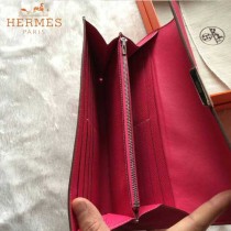 HERMES-0001-7 潮流新款Constance系列EPSOM唇膏粉原版皮手拿包長款錢包