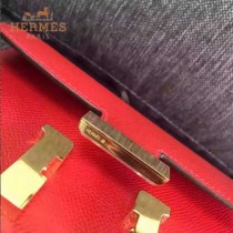 HERMES-00015-2 秋冬新款Hermes雙層原版皮constance康斯坦系列空姐包