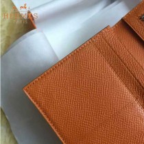 HERMES-00013-8 秋冬新款H扣西裝夾系列原版Epsom皮錢包