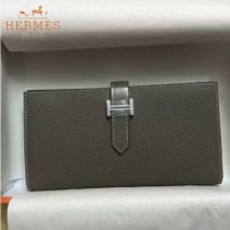 HERMES-00013-2 秋冬新款H扣西裝夾系列原版Epsom皮錢包