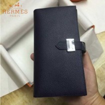 HERMES-00013-7 秋冬新款H扣西裝夾系列原版Epsom皮錢包