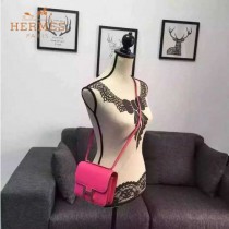 HERMES-00015-6 秋冬新款Hermes雙層原版皮constance康斯坦系列空姐包