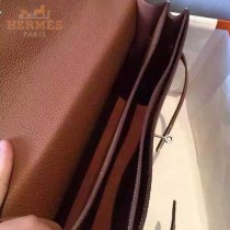 HERMES-00010 時尚經典款男士土黃色原版togo皮手提公文包