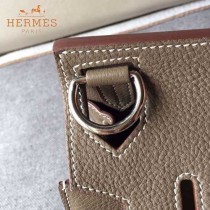 HERMES-0009-3 潮流百搭吉普賽系列卡其色原版togo皮單肩斜挎包