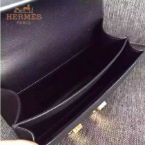 HERMES-00015-3 秋冬新款Hermes雙層原版皮constance康斯坦系列空姐包