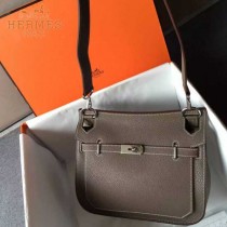 HERMES-0009-3 潮流百搭吉普賽系列卡其色原版togo皮單肩斜挎包