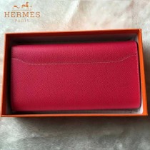 HERMES-0001-7 潮流新款Constance系列EPSOM唇膏粉原版皮手拿包長款錢包