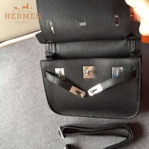 HERMES-0009-2 潮流百搭吉普賽系列黑色原版togo皮單肩斜挎包