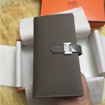 HERMES-00013-2 秋冬新款H扣西裝夾系列原版Epsom皮錢包