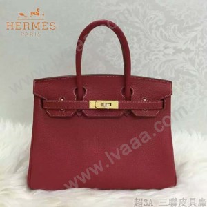 HERMES-00020-4 秋冬新款HERMES鉑金原版TOGO皮鉑金包