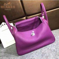 HERMES-00027-7 秋冬新款HERMES琳迪包LINDY系列原版TOGO皮手提單肩包
