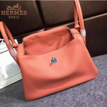 HERMES-00027-6 秋冬新款HERMES琳迪包LINDY系列原版TOGO皮手提單肩包