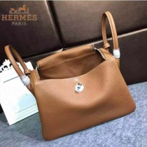 HERMES-00027-8 秋冬新款HERMES琳迪包LINDY系列原版TOGO皮手提單肩包