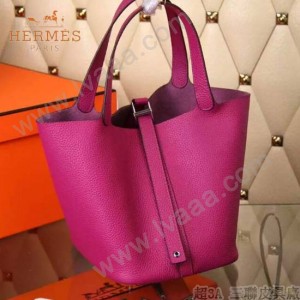 HERMES-00024-1 秋冬新款HERMES原版Togo皮手提水桶包