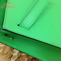 HERMES-00022-5 秋冬新款HERMES凱利kelly系列原版十字紋牛皮手提單肩包