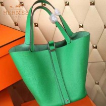 HERMES-00024-2 秋冬新款HERMES原版Togo皮手提水桶包