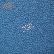 HERMES-00024-5 秋冬新款HERMES原版Togo皮手提水桶包