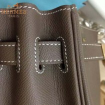 HERMES-00022-31 秋冬新款HERMES凱利kelly系列原版十字紋牛皮手提單肩包