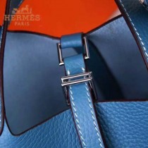 HERMES-00024-5 秋冬新款HERMES原版Togo皮手提水桶包