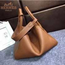 HERMES-00027-8 秋冬新款HERMES琳迪包LINDY系列原版TOGO皮手提單肩包