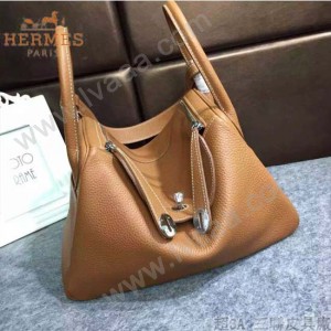 HERMES-00027-8 秋冬新款HERMES琳迪包LINDY系列原版TOGO皮手提單肩包