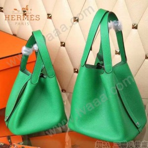 HERMES-00024-2 秋冬新款HERMES原版Togo皮手提水桶包
