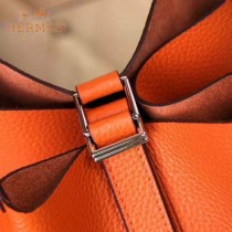 HERMES-00024-6 秋冬新款HERMES原版Togo皮手提水桶包