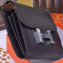 HERMES-00026-9 秋冬新款HERMES原版皮swif康斯坦短夾