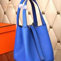 HERMES-00024-4 秋冬新款HERMES原版Togo皮手提水桶包