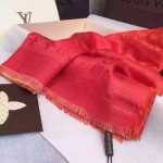 LV圍巾-7 熱銷明星高圓圓同款漸變色系列原單羊絨真絲披肩圍巾