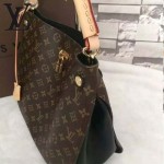 LV M41620-2 專櫃最新款女士GAIA經典老花配黑色內裡手提單肩包購物袋