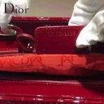 Dior-23-1 經典時尚新款迪奧7格大號原版牛漆皮戴妃包