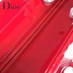 Dior-23-4 經典時尚新款迪奧7格大號原版牛漆皮戴妃包