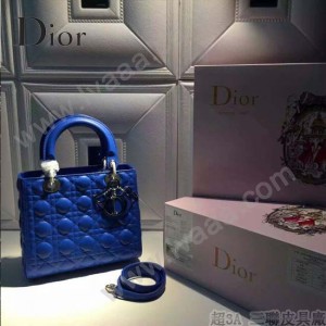 Dior-27-4 人氣熱銷經典迪奧5格原版羊皮戴妃包