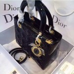 Dior-26-6 經典時尚新款迪奧原版漆皮5格戴妃