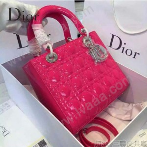 Dior-26-3 經典時尚新款迪奧原版漆皮5格戴妃