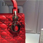 Dior-27-1 人氣熱銷經典迪奧5格原版羊皮戴妃包