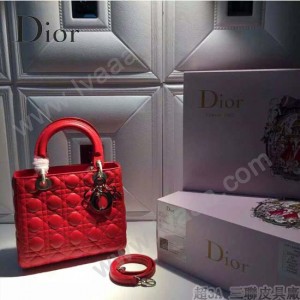 Dior-27-1 人氣熱銷經典迪奧5格原版羊皮戴妃包
