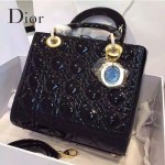 Dior-26-6 經典時尚新款迪奧原版漆皮5格戴妃