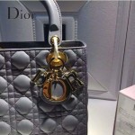 Dior-27 人氣熱銷經典迪奧5格原版羊皮戴妃包