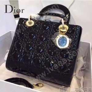 Dior-26-6 經典時尚新款迪奧原版漆皮5格戴妃