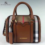 BURBERRY 5001170 人氣熱銷小號House Check格子保齡球包