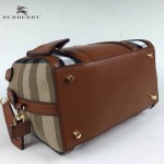 BURBERRY 5001170 人氣熱銷小號House Check格子保齡球包