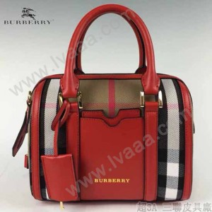 BURBERRY 5001170-2 人氣熱銷小號House Check格子保齡球包