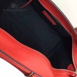 BURBERRY 39907601 秋冬時尚新款Canvas格紋原版皮系列托特包